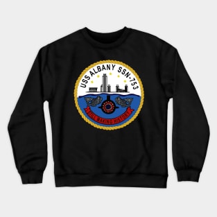 USS Albany (SSBN 753) wo Txt Crewneck Sweatshirt